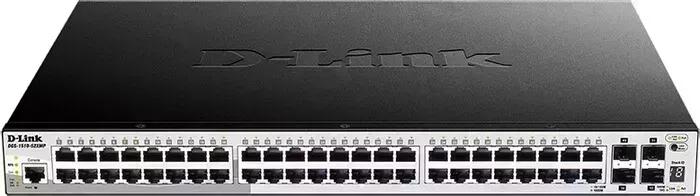 Коммутатор D-Link DGS-1510-52XMP/A1A 48G 4SFP+ 48PoE 370W настраиваемый