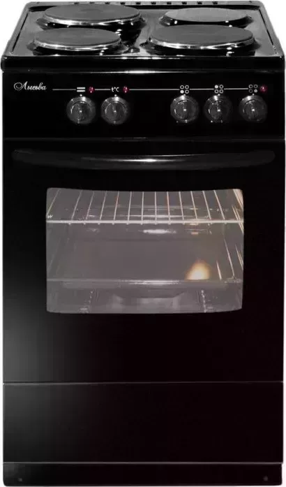 Плита комбинированная Лысьва ЭП 301 М2С черный эмаль (без крышки)