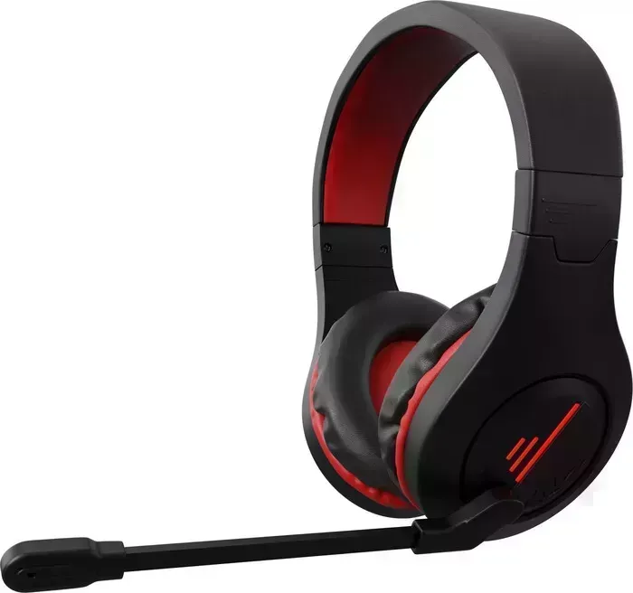 Наушники с микрофоном Oklick с GMNG HS-L325G черный/красный 2.2м мониторные оголовье (1533553) (1533553)