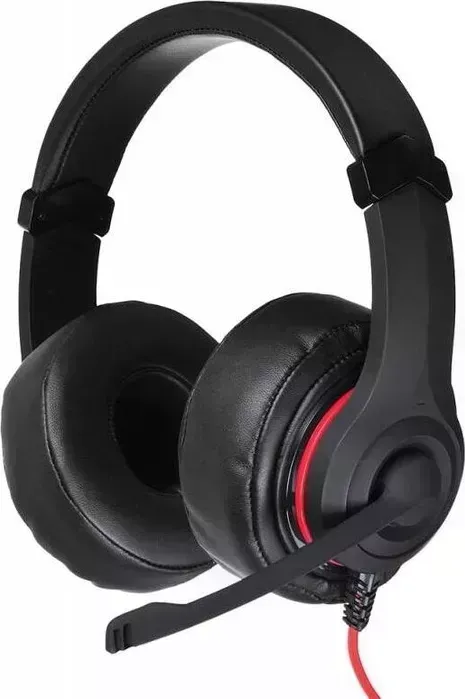 Наушники с микрофоном Oklick с HS-L330G NIGHTMARE черный/красный 1.9м мониторные оголовье (359481)