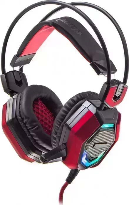 Наушники с микрофоном Oklick с HS-L900G HURRICANE черный/красный 1.85м мониторные оголовье (472660)