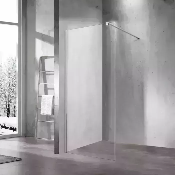 Душевой уголок Vincea Walk-In VSW-1H 110х120х200 профиль хром, стекло прозрачное (VSW-1H110CL)