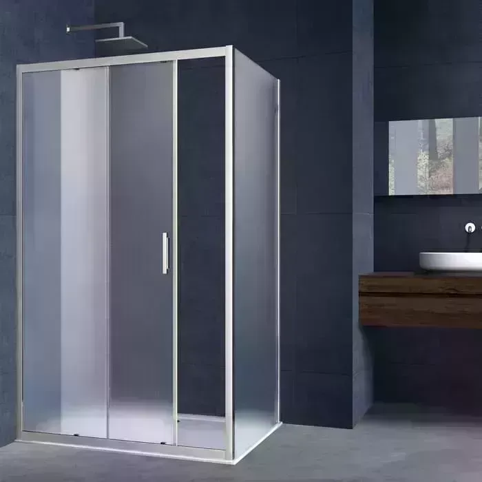 Душевой уголок Vincea Alpha VSR-3AL 130х90 с поддоном, матовый, хром