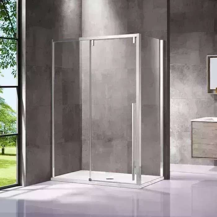 Душевой уголок Vincea Lugano VSR-1L 160х100 прозрачный, хром (VSR-1L1016CL-1)