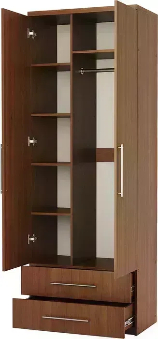 Шкаф Шарм-Дизайн комбинированный с ящиками Мелодия МКЯ-22 80х60 орех
