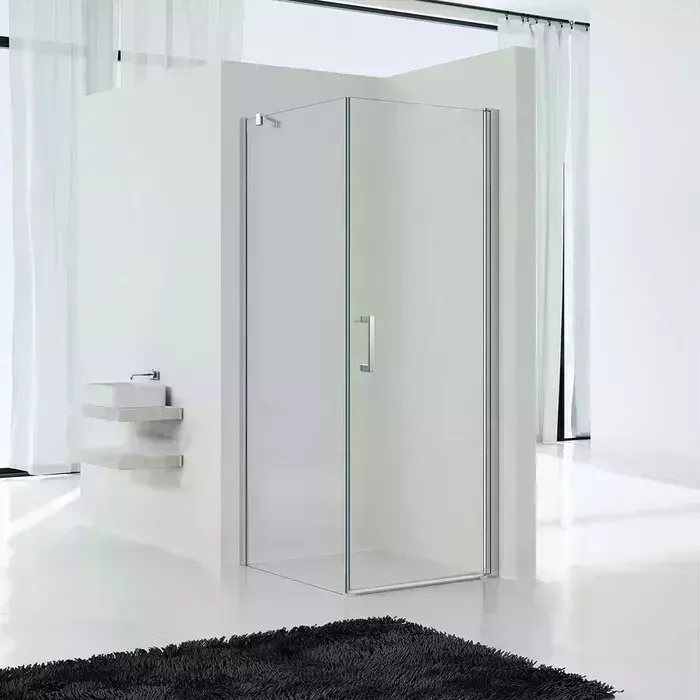 Душевой уголок Vincea Orta VSR-1O 100x90 с поддоном, прозрачный, хром