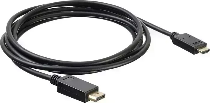 Кабель Buro аудио-видео v. 1.2 DisplayPort (m)/HDMI (m) 3м. Позолоченные контакты черный (BHP DPP_HDMI-3)