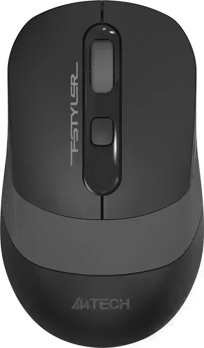 Мышь проводная A4Tech Fstyler FG10S черный/серый оптическая (2000dpi) silent бес USB (4but)