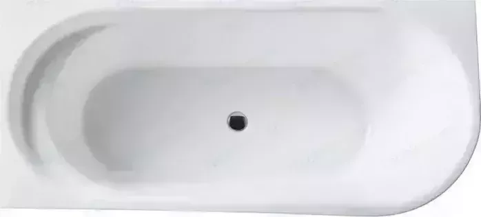 Акриловая ванна BELBANGO 150x80 левая, слив-перелив хром (BB410-1500-780-L)