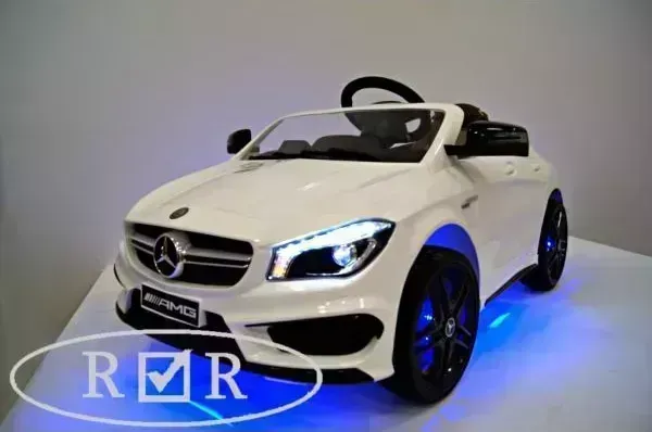 Электромобиль RIVERTOYS MERCEDES-BENZ CLA45 A777AA белый