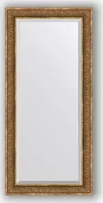 Зеркало Evoform с фацетом в багетной раме Exclusive 79x169 см, вензель бронзовый 101 мм (BY 3604)