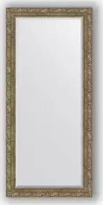 Зеркало Evoform с фацетом в багетной раме Exclusive 75x165 см, виньетка античная латунь 85 мм (BY 3593)