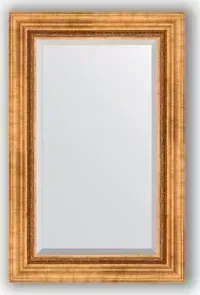 Зеркало Evoform с фацетом в багетной раме Exclusive 56x86 см, римское золото 88 мм (BY 3412)
