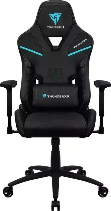 Кресло офисное ThunderX3 компьютерное игровое TC5 Jet Black