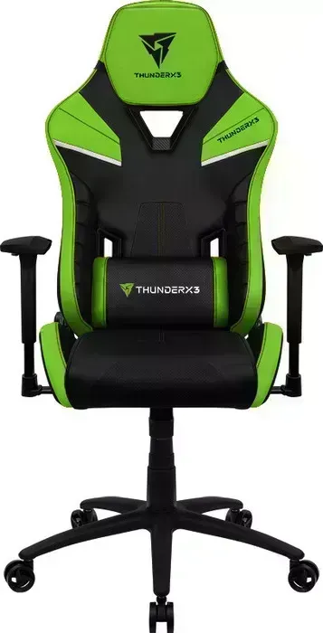 Кресло офисное ThunderX3 компьютерное игровое TC5 Neon Green