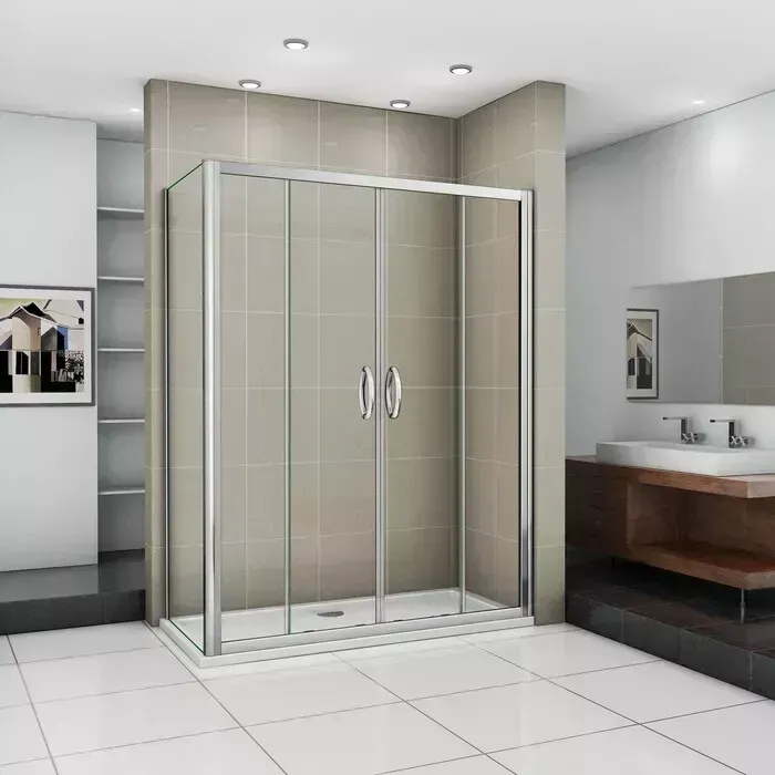 Душевой уголок Good Door Infinity WTW-TD+SP 160х90 прозрачный, хром