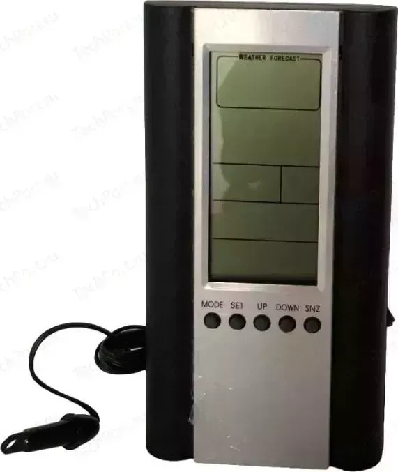 Метеостанция Buro H6308AB серебристый/черный