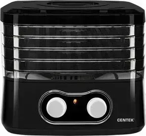 Сушилка для овощей и фруктов CENTEK продуктов CT-1659 черный