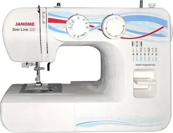 Швейная машина JANOME Sew Line 300 белый