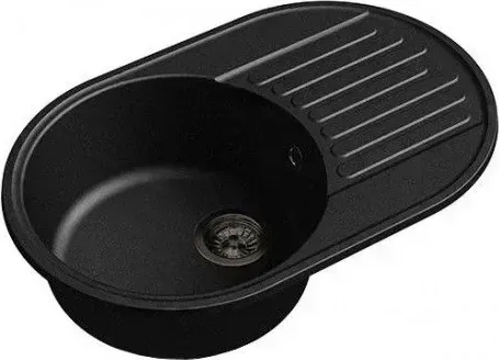 Мойка кухонная GranFest Quarz GF-Z18 черный (308)