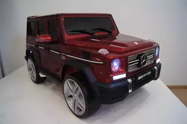 Электромобиль RIVERTOYS MERCEDES-BENZ-G65-AMG вишневый-глянец