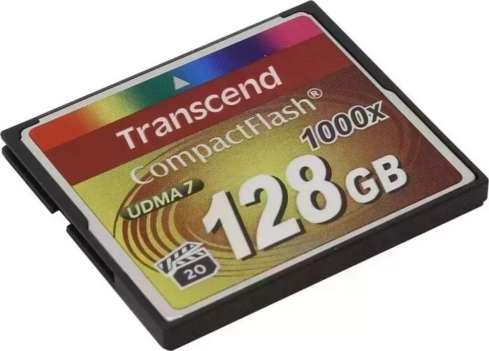 Карта памяти Transcend 128GB CompactFlash 1000x (TS128GCF1000)