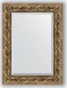 Зеркало Evoform с фацетом в багетной раме Exclusive 56x76 см, фреска 84 мм (BY 1229)