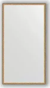 Зеркало Evoform в багетной раме Definite 58x108 см, витая латунь 26 мм (BY 0737)