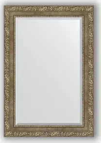 Зеркало Evoform с фацетом в багетной раме Exclusive 65x95 см, виньетка античная латунь 85 мм (BY 3437)