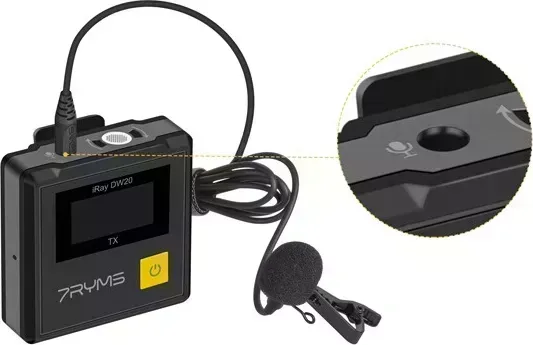 Радиомикрофон 7Ryms iRay DW20(B) black