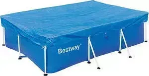 Крышка BESTWAY -тент для каркасных бассейнов прямоугольная 2.59х1.70м (58105)