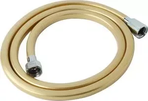 Душевой шланг KAISER для душа 1,5 м ПВХ Isiflex, усиленный, под золото (003)