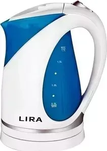 Чайник электрический LIRA LR 0102 бело-голубой