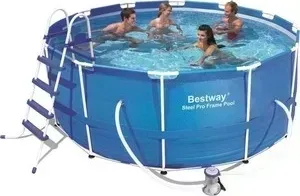 Бассейн каркасный BESTWAY 366х122 см (фильтр-насос 2006л/ч и лестница) 13898/56420