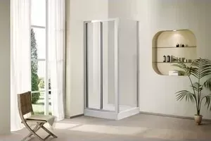 Душевой уголок CEZARES PORTA-D-AS-1-90/80-C-Cr с поддоном, профиль хром, стекло прозрачное