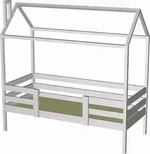 Кровать-домик RooRoom кд-22С 160x70 серый