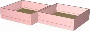 Ящики выкатные RooRoom яв-22Р 67x72 розовые