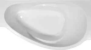 Ванна из литого мрамора Эстет Грация 170x94 см, правая, асимметричная, с ножками (ФР-00000633, ФР-00000769)