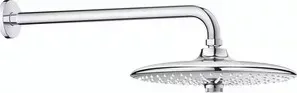 Верхний душ Grohe Euphoria настенный, с кронштейном 38 см (26458000)