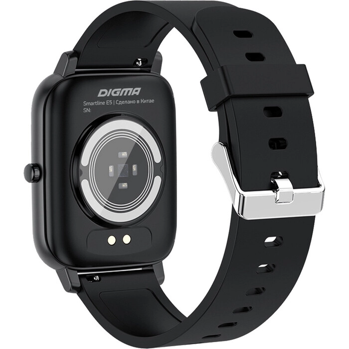 Фото №2 Смарт-часы DIGMA Smartline E5 1.69" TFT черный (E5B)