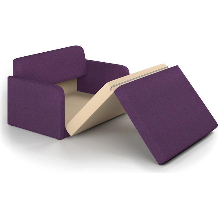 Фото №1 Диван Шарм-Дизайн Бит фиолетовый кровать