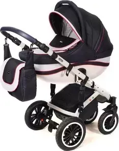 Коляска 3 в 1 Vikalex 3 в 1 Ferrone navy white (Vi72283)