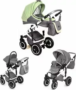Коляска 3 в 1 Vikalex 3 в 1 Ferrone grey green (Vi72256)