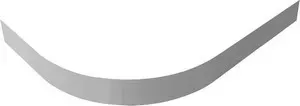 Экран CEZARES акриловый (TRAY-M-RH-120/90-SCR-R)