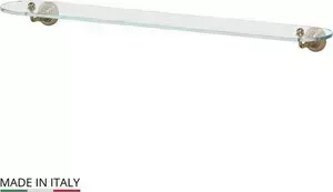 Полка стеклянная 3SC 80 см Stilmar античная бронза (STI 516)