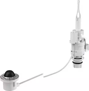 AlcaPlast Кнопка пневматического смыва на расстоянии ножное управление, металл, монтаж в пол (MPO12)