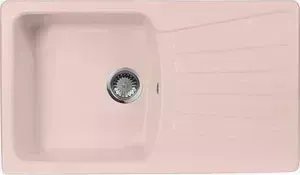Мойка кухонная AquaGranitEx M-12 850х495 розовый (M-12 (315))