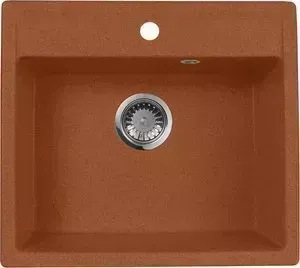 Мойка кухонная AquaGranitEx M-56 560х500 терракот (M-56 307)
