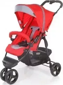 Коляска прогулочная Jetem Mira Lite (JT005) красный/тёмно-серый (Red/Dark Grey)