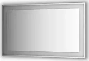 Зеркало Evoform в багетной раме Ledside со светильником 38 W 150x90 см (BY 2213)